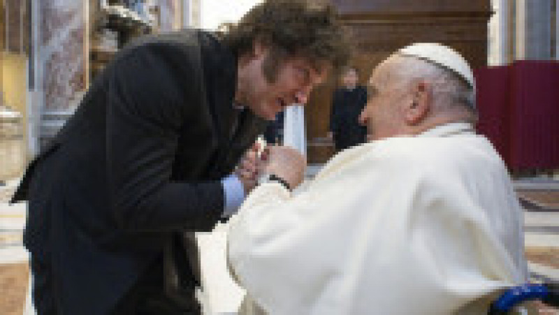Javier Milei și Papa Francisc se întâlnesc pentru prima oară. Foto: Profimedia | Poza 10 din 13