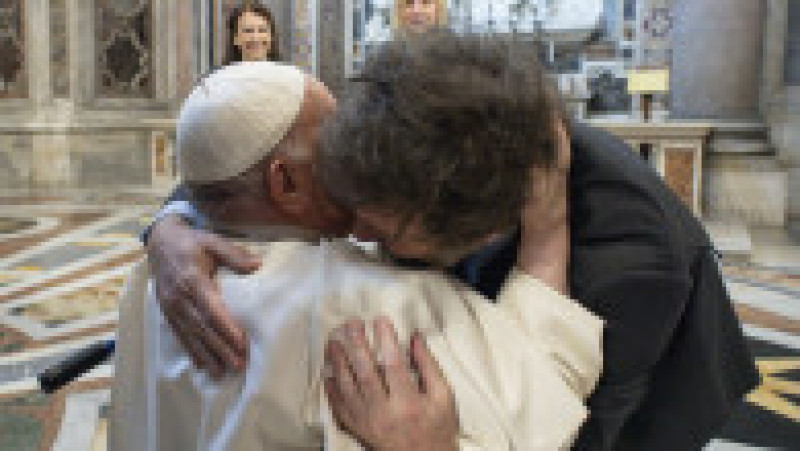 Javier Milei și Papa Francisc se întâlnesc pentru prima oară. Foto: Profimedia | Poza 9 din 13