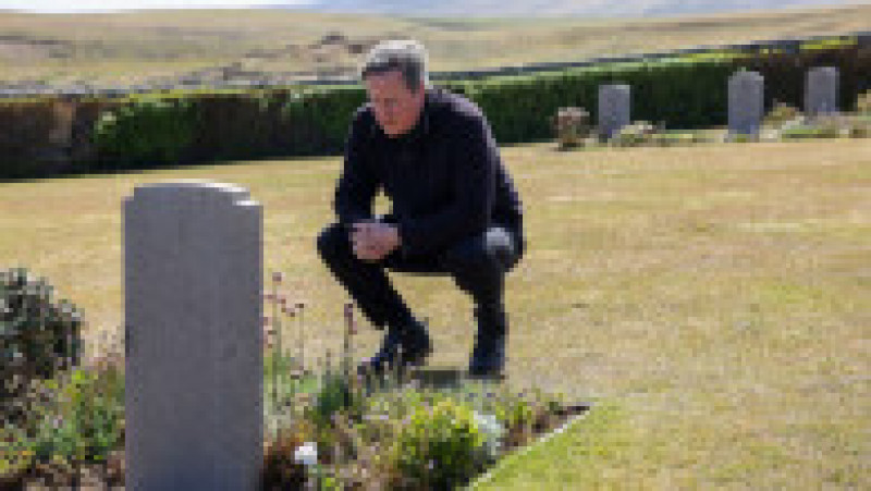David Cameron în vizită în Insulele Falkland. Sursa foto Profimedia Images | Poza 49 din 54