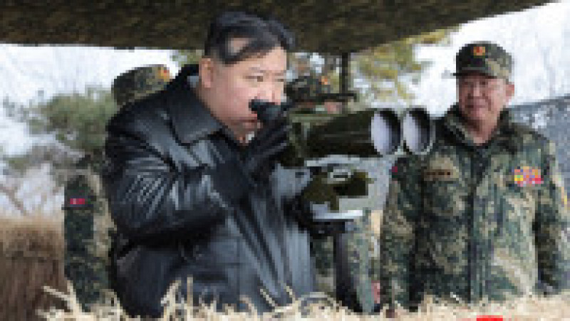 Kim a spus în ianuarie că Seulul este „principalul inamic” al Phenianului și a ordonat demolarea unui monument dedicat reunificării celor două state. Foto: Profimedia Images | Poza 13 din 14