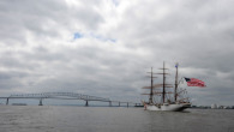 Podul din Baltimore s-a prăbușit după ce un pilon de susținere a fost lovit de nava Dali FOTO: Profimedia Images | Poza 20 din 37