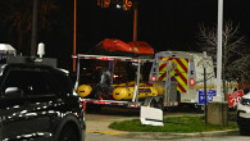 Podul din Baltimore s-a prăbușit după ce un pilon de susținere a fost lovit de nava Dali FOTO: Profimedia Images | Poza 34 din 37