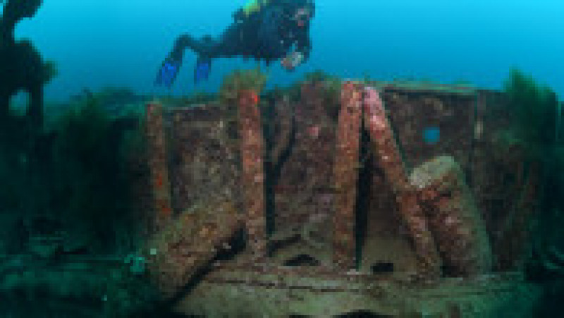 Navele din cimitirul subacvatic Gallipoli stau pe fundul apei de peste 100 de ani. Sursa foto: Profimedia Images | Poza 37 din 48