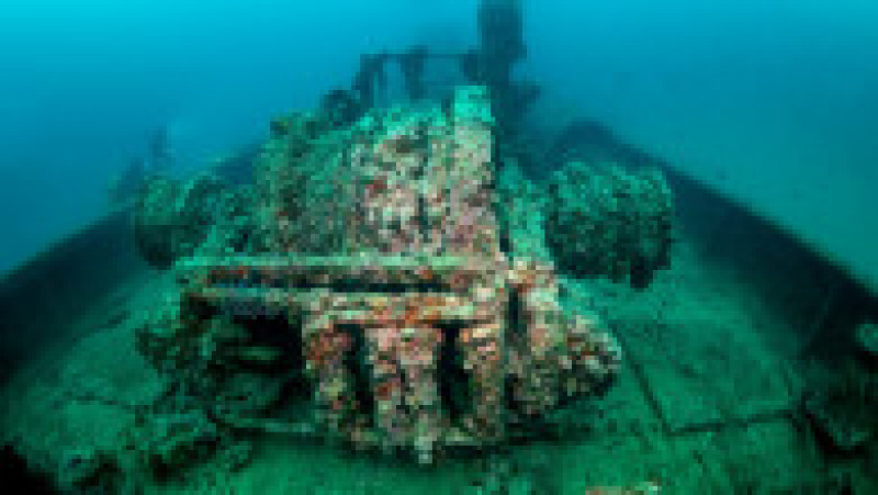 Navele din cimitirul subacvatic Gallipoli stau pe fundul apei de peste 100 de ani. Sursa foto: Profimedia Images | Poza 12 din 48