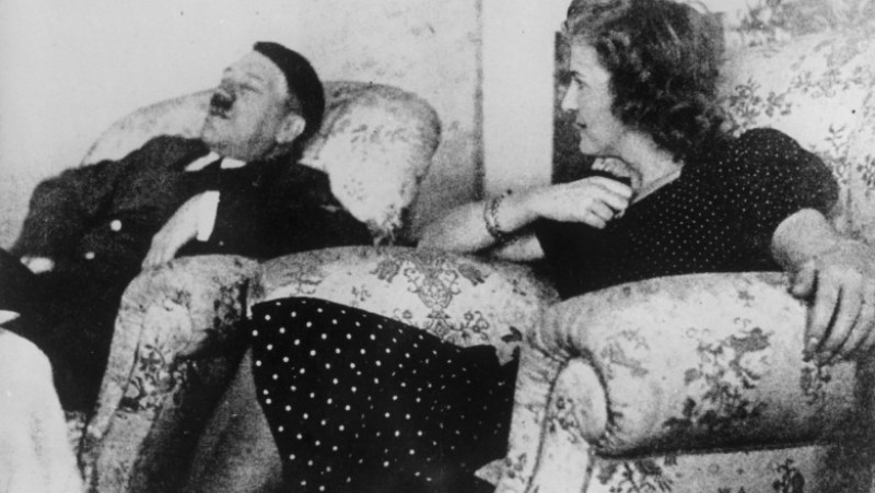 Adolf Hitler și Eva Braun. Foto: Profimedia Images