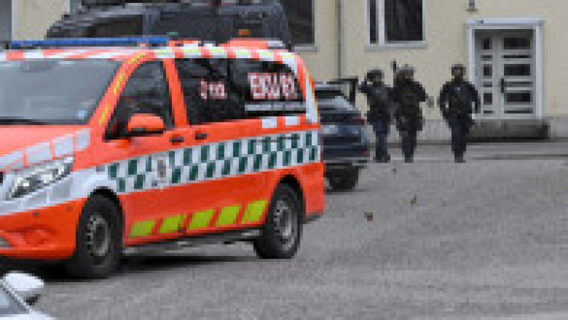 Trei copii au fost răniți într-un atac armat care a avut loc la o școală din orașul Vantaa, Finlanda FOTO: Profimedia Images | Poza 1 din 17