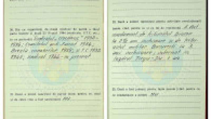 Cartea de evidență personală a membrului PCR Nicolae Ceaușescu. Sursă: CNSAS | Poza 6 din 11