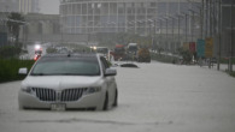 Ploile abundente au inundat mai multe zone din Dubai. FOTO: Profimedia Images | Poza 31 din 46