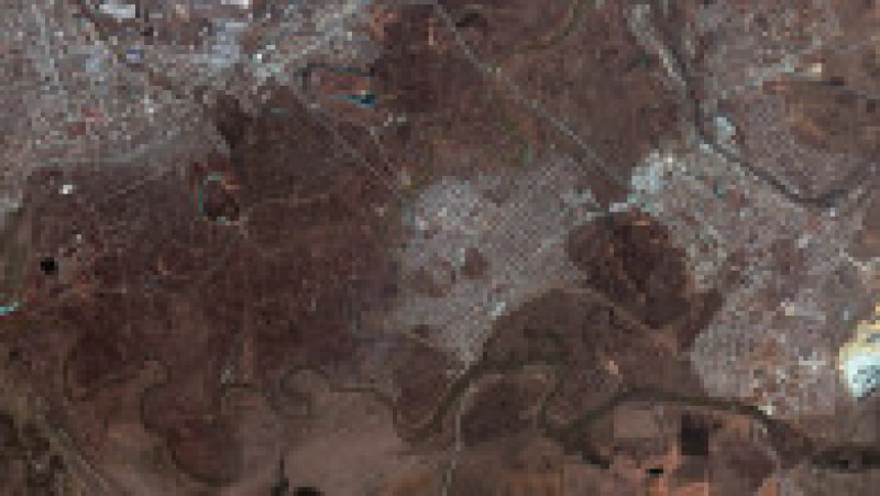 Efectele inundațiilor catastrofale în Rusia se văd din satelit, arată imagini surprinse de compania americană Maxar Technologies. FOTO: Profimedia Images | Poza 9 din 10