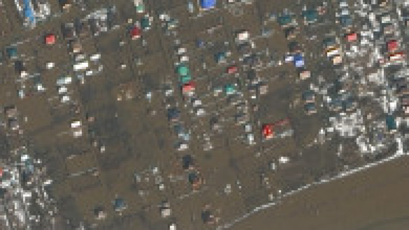 Efectele inundațiilor catastrofale în Rusia se văd din satelit, arată imagini surprinse de compania americană Maxar Technologies. FOTO: Profimedia Images | Poza 10 din 10
