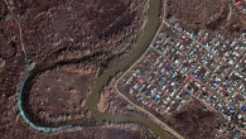Efectele inundațiilor catastrofale în Rusia se văd din satelit, arată imagini surprinse de compania americană Maxar Technologies. FOTO: Profimedia Images | Poza 2 din 10