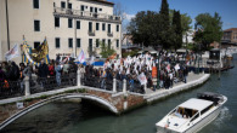 Venețienii sunt furioși din cauza taxei de intrare în oraș aplicate turiștilor FOTO: Profimedia Images | Poza 13 din 16