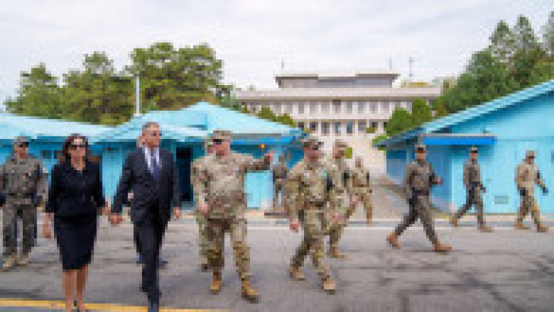 Klaus Iohannis a vizitat Zona Demilitarizată dintre Coreea de Sud și Coreea de Nord. Foto: Administrația Prezidențială | Poza 6 din 18