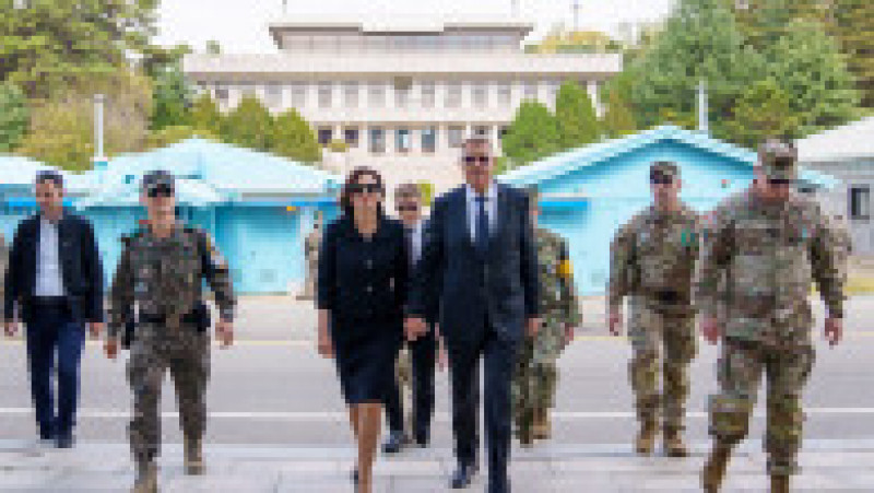 Klaus Iohannis a vizitat Zona Demilitarizată dintre Coreea de Sud și Coreea de Nord. Foto: Administrația Prezidențială | Poza 7 din 18