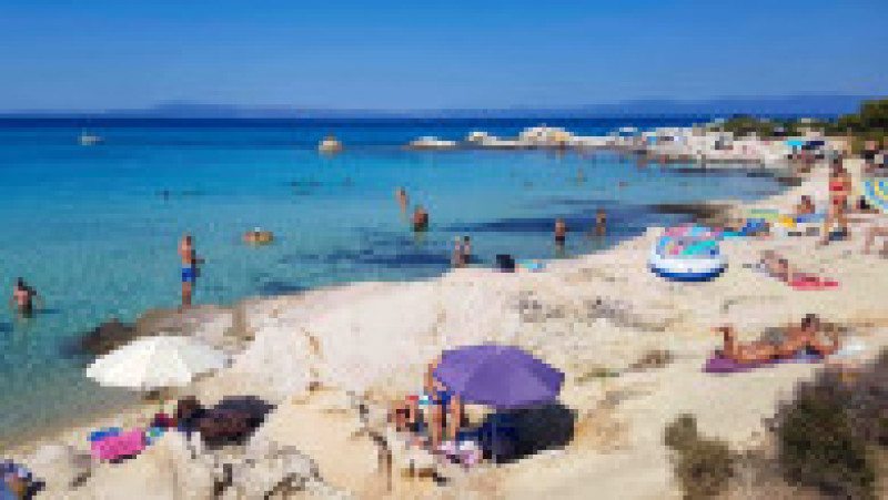 Topul celor mai bune plaje din Grecia. În imagine Orange Beach din Halkidiki. FOTO: Profimedia Images | Poza 8 din 13