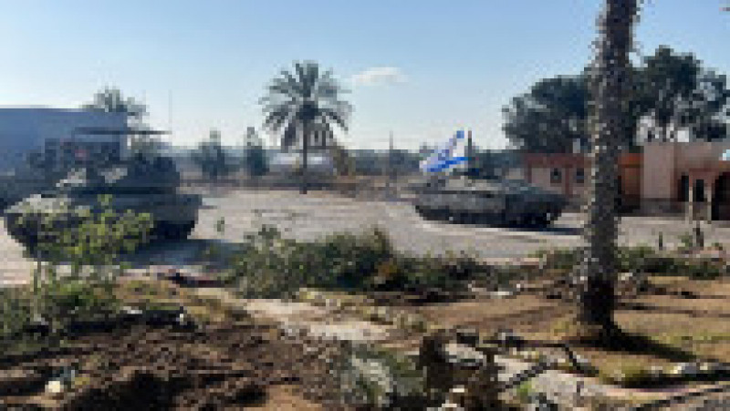 Armata israeliană a preluat controlul punctului de trecere Rafah. FOTO: Profimedia Images | Poza 1 din 7