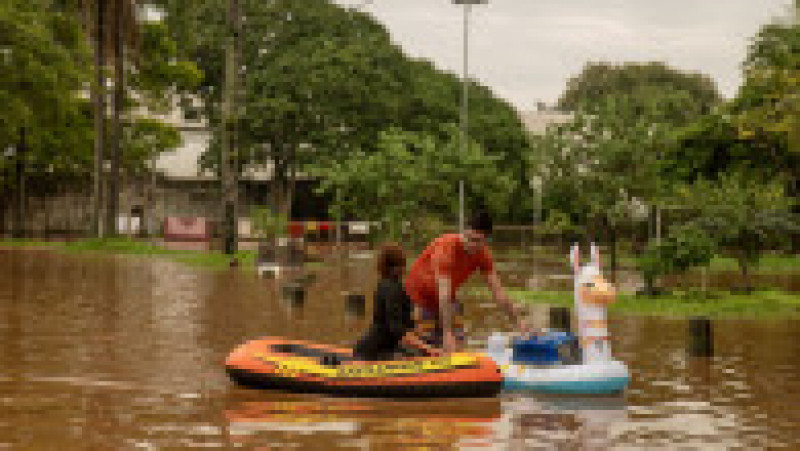 Cel puţin 57 de oameni au murit şi alți 373 sunt dați dispăruți după ce ploi torenţiale şi inundaţii au afectat, în această săptămână, statul brazilian Rio Grande do Sul, FOTO: Profimedia Images | Poza 6 din 24
