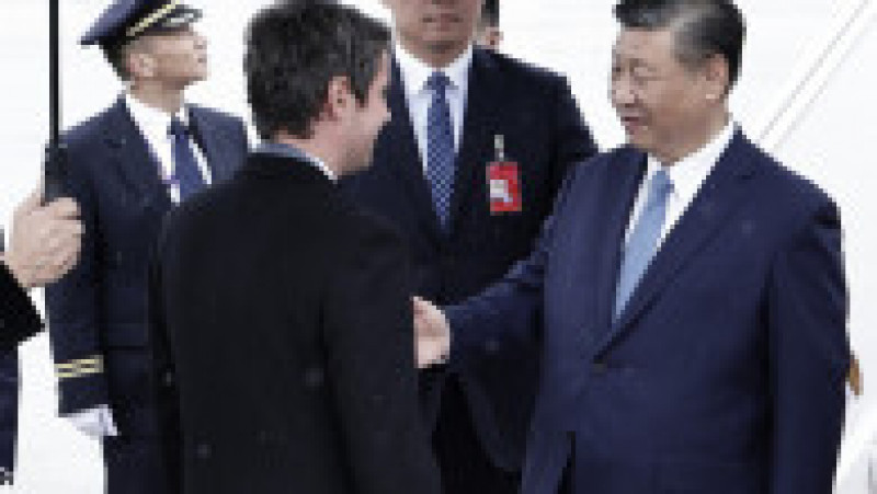 Preşedintele Chinei, Xi Jinping, a sosit duminică la Paris. FOTO: Profimedia Images | Poza 6 din 7
