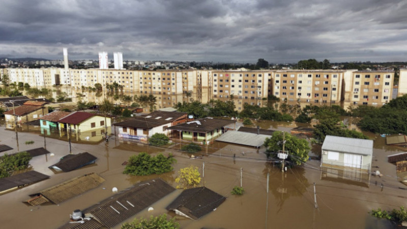 Peisaje apocaliptice în Brazilia după inundațiile record. FOTO: Profimedia Images