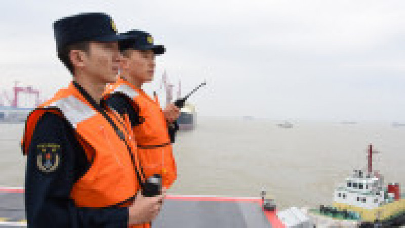 "Fujian", cel mai modern portavion al Chinei, începe testele pe mare. FOTO: Profimedia Images | Poza 6 din 11