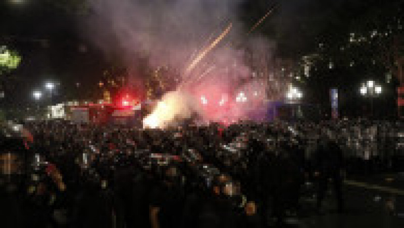 Proteste violente în Georgia. FOTO: Profimedia Images | Poza 8 din 29