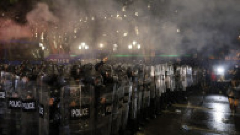 Proteste violente în Georgia. FOTO: Profimedia Images | Poza 6 din 29
