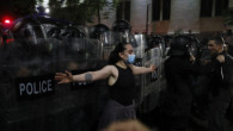 Proteste violente în Georgia. FOTO: Profimedia Images | Poza 7 din 29