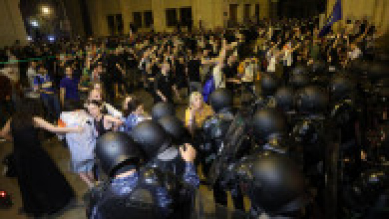 Proteste violente în Georgia. FOTO: Profimedia Images | Poza 2 din 29