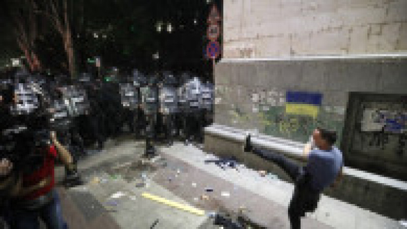 Proteste violente în Georgia. FOTO: Profimedia Images | Poza 21 din 29