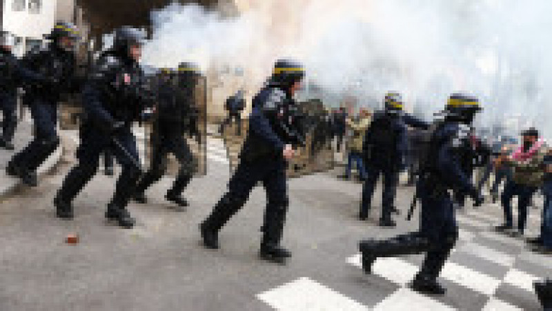 Proteste în mai multe orașe din Franța de 1 Mai. Foto: Profimedia | Poza 1 din 25