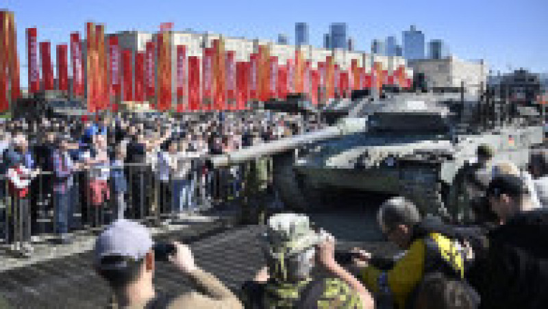 Tehnică militară occidentală capturată de ruși în Ucraina, expusă la Moscova. Foto: Profimedia Images | Poza 3 din 19