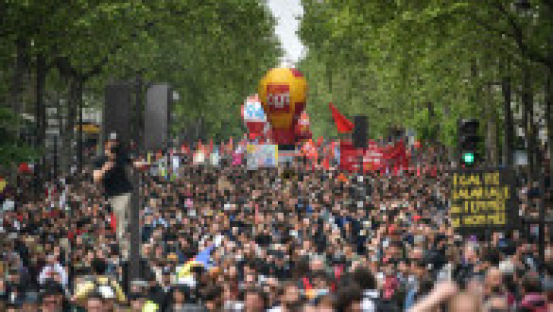 Proteste în mai multe orașe din Franța de 1 Mai. Foto: Profimedia | Poza 8 din 25