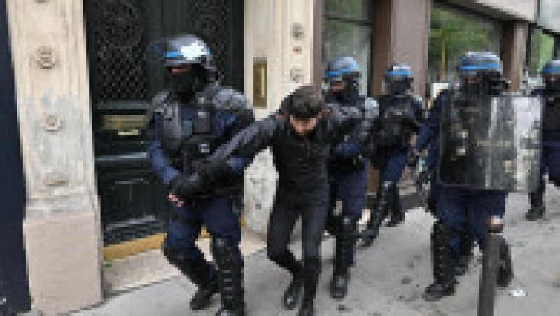 Proteste în mai multe orașe din Franța de 1 Mai. Foto: Profimedia | Poza 4 din 25