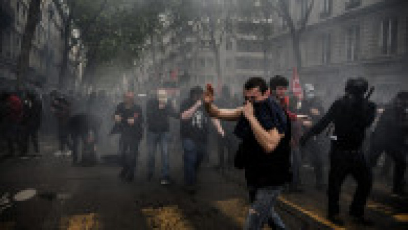 Proteste în Lyon de 1 Mai. Foto: Profimedia | Poza 21 din 25