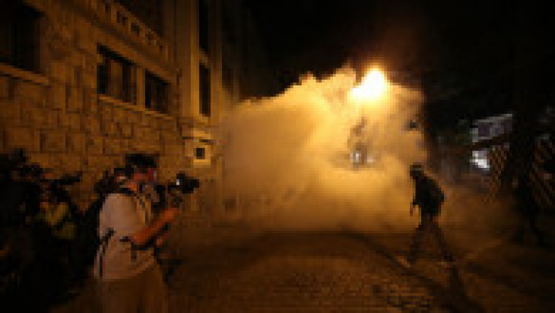 Proteste violente în capitala Georgiei, Tbilisi. FOTO: Profimedia Images | Poza 24 din 24