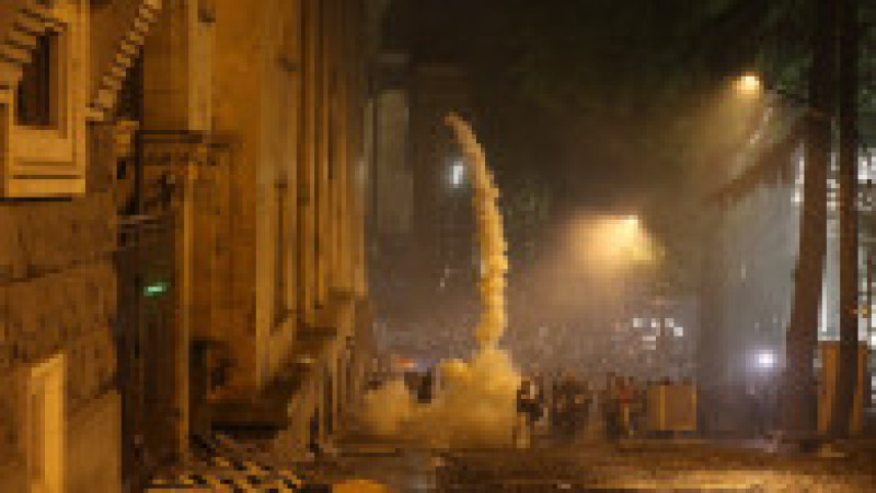 Proteste violente în capitala Georgiei, Tbilisi. FOTO: Profimedia Images | Poza 21 din 24