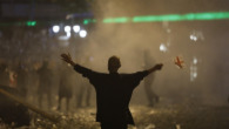Proteste violente în capitala Georgiei, Tbilisi. FOTO: Profimedia Images | Poza 14 din 24