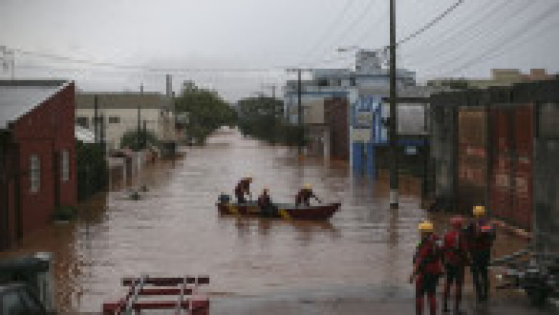 Barajul de la o hidrocentrală din sudul Braziliei s-a rupt in cauza inundațiilor masive provocate de ploile torențiale din ultimele zile. FOTO: Profmedia Images | Poza 22 din 24