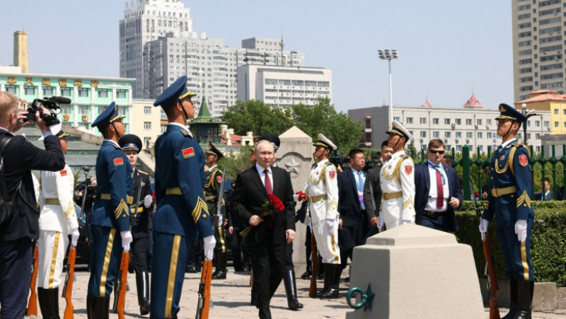 Vladimir Putin este pentru a doua zi în China și a vizitat orașul Harbin, supranumit 