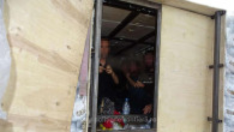 Migranți descoperit în PTF Calafat. Sursa foto: Poliția de Frontieră | Poza 3 din 13