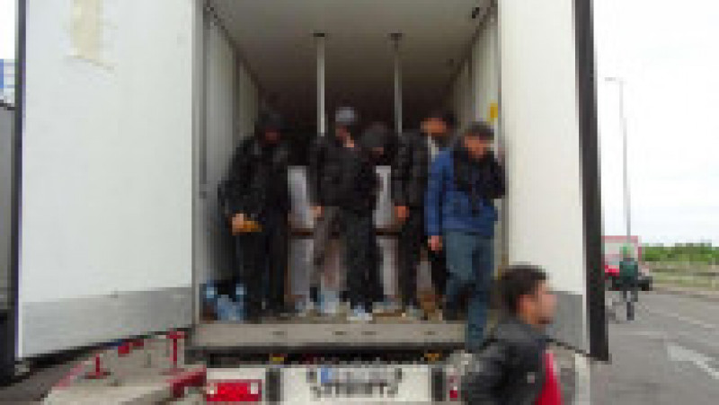 Migranți descoperit în PTF Calafat. Sursa foto: Poliția de Frontieră | Poza 4 din 13