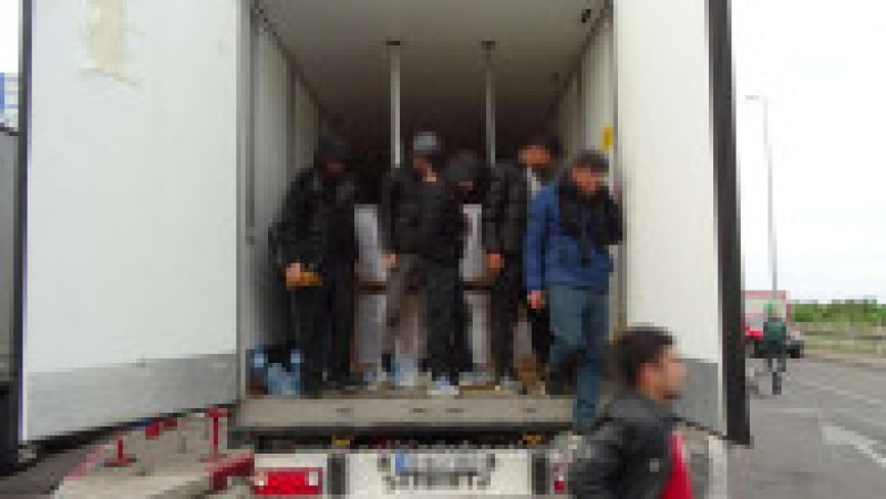 Arhivă: migranți descoperit în PTF Calafat. Sursa foto: Poliția de Frontieră | Poza 4 din 13