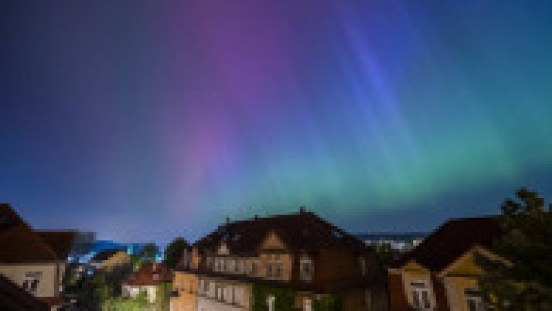 Furtuna solară de o intensitate rară care a provocat aurora boreală ar putea continua în decursul weekendului. Foto: Profimedia Images | Poza 19 din 39