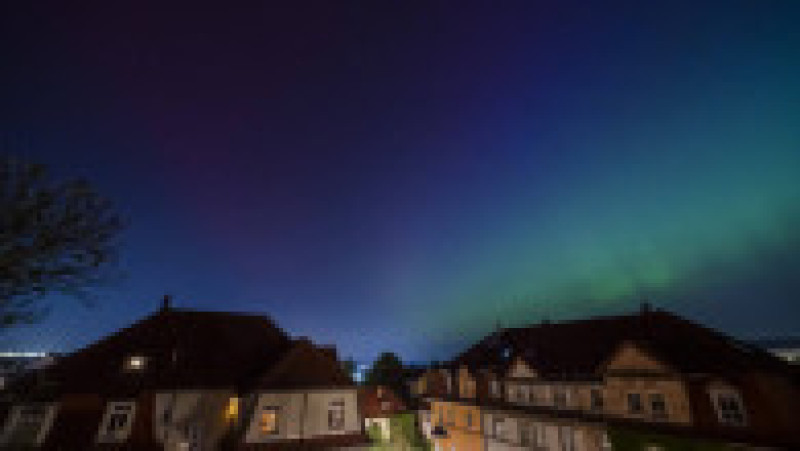 Furtuna solară de o intensitate rară care a provocat aurora boreală ar putea continua în decursul weekendului. Foto: Profimedia Images | Poza 17 din 39