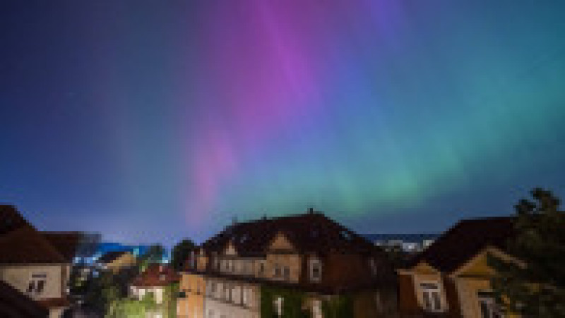 Furtuna solară de o intensitate rară care a provocat aurora boreală ar putea continua în decursul weekendului. Foto: Profimedia Images | Poza 18 din 39