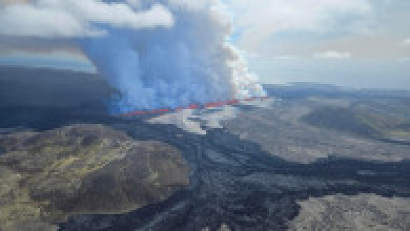 Erupție vulcanică în Islanda. Foto: Profimedia | Poza 3 din 5