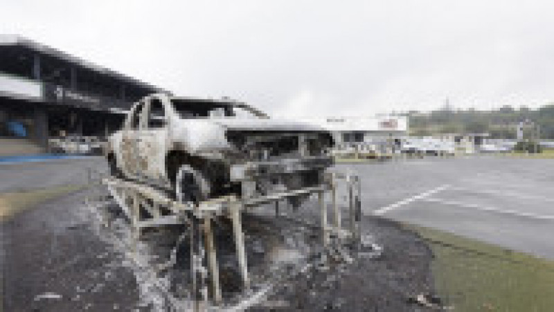 Protestatarii din Noua Caledonie au incendiat vehicule, magazine și clădiri publice. FOTO: Profimedia Images | Poza 16 din 28
