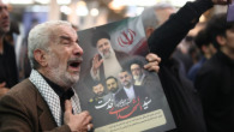 Au început funeraliile președintelui iranian Ebrahim Raisi. Sursa foto: Profimedia Images | Poza 4 din 16