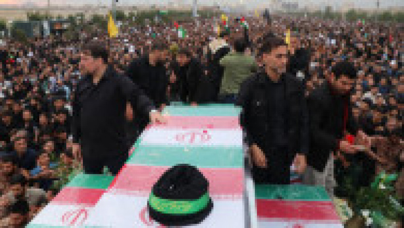 Au început funeraliile președintelui iranian Ebrahim Raisi. Sursa foto: Profimedia Images | Poza 8 din 16
