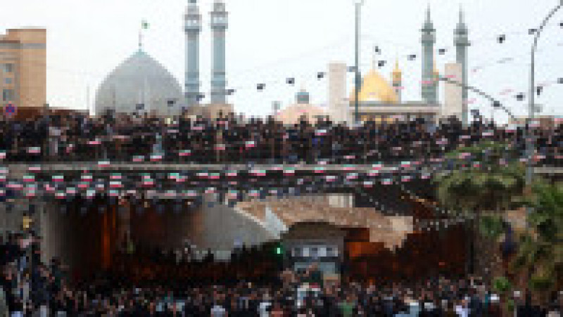 Au început funeraliile președintelui iranian Ebrahim Raisi. Sursa foto: Profimedia Images | Poza 10 din 16